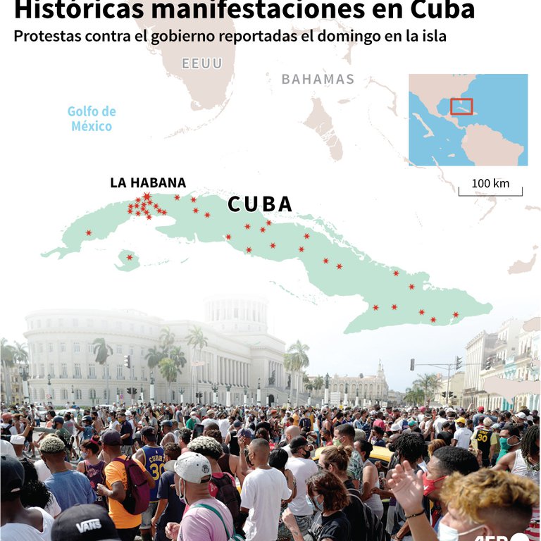 Las cifras que dejan al descubierto la feroz respuesta de la dictadura cubana al estallido del 11 de julio